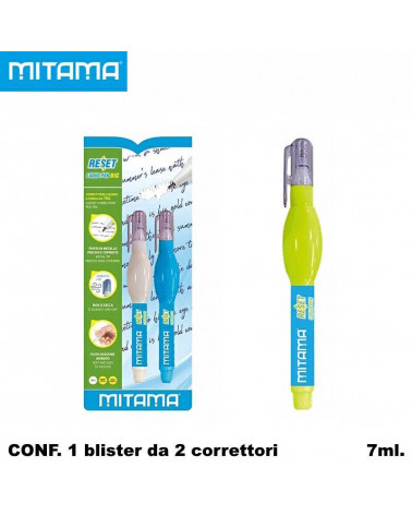 MITAMA CORRETTORE PENNA RESET LIQUID 7ML.BL.2PZ.61543