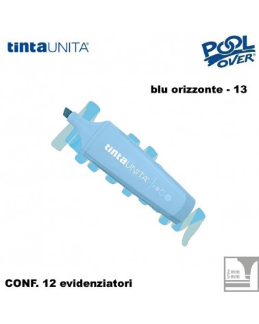 TINTA UNITA EVIDENZIATORE PALETTE BLU ORIZZONTE 13 12PZ.