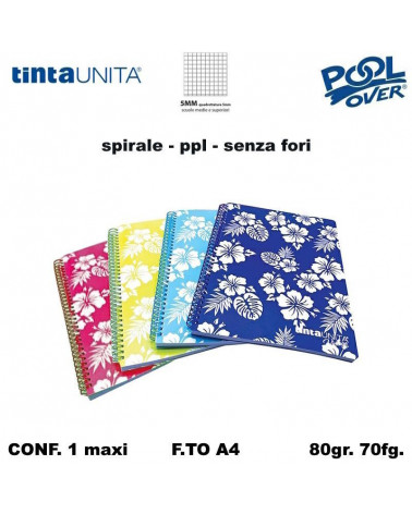 TINTA UNITA VINTAGE MAXI SPIR.NO FORI 80FG.5M