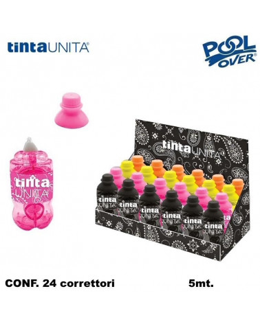 TINTA UNITA FLUO ESP 24 CORRETTORI NASTRO 5MT