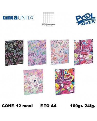 TINTA UNITA GLITTER YOUNG MAXI 50 SPECIAL 100GR.10M [10+2PZ]