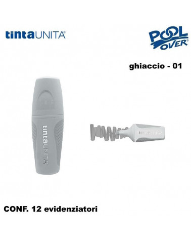 TINTA UNITA MINI EVIDENZIATORE PALETTE GHIACCIO 01 12PZ.