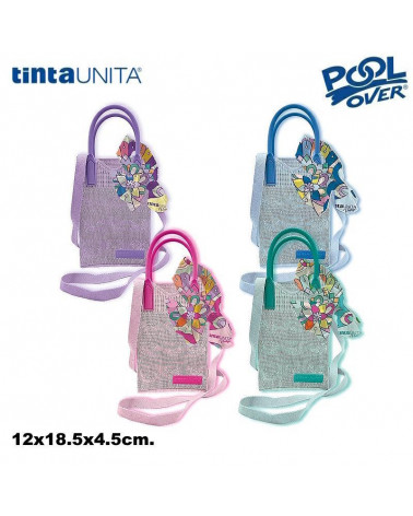 TINTA UNITA VINTAGE MINI BAG + FOULARD CON TRACOLLA