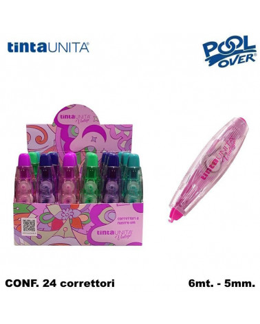TINTA UNITA VINTAGE ESP 24 CORRETTORE NASTRO 6mt.