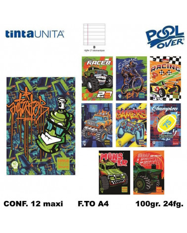 TINTA UNITA YOUNG BOY 50 SPECIAL MAXI 100gr.B [12PZ]