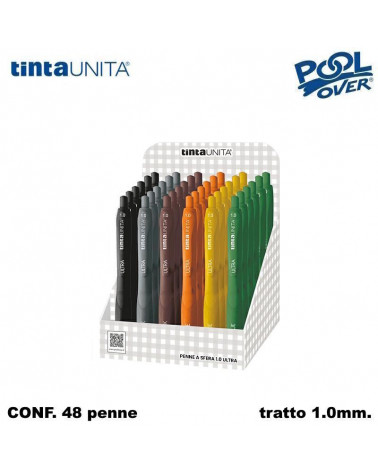 TINTA UNITA ESP 48 PENNA SFERA I'M ULTRA 1.0 FUSTO COLOR INK NERO/BL