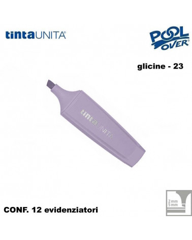 TINTA UNITA EVIDENZIATORE PALETTE GLICINE PASTEL 23 12PZ.