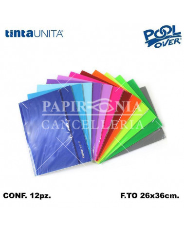 TINTA UNITA CARTELLA CON ELASTICO A4 PPL 3 LEMBI 97925 [12PZ]