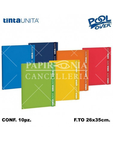 TINTA UNITA CARTELLA CON ELASTICO A4 3 LEMBI 60578 [10PZ]