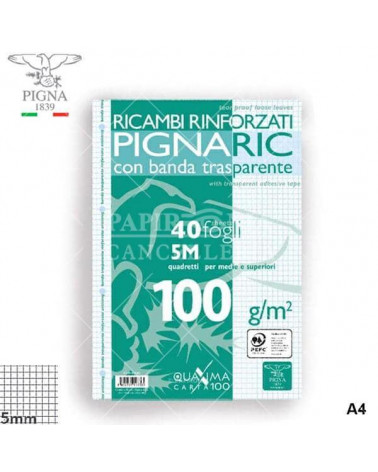 PIGNA RICAMBIO A4 RINFORZATO 5MM [20PZ]