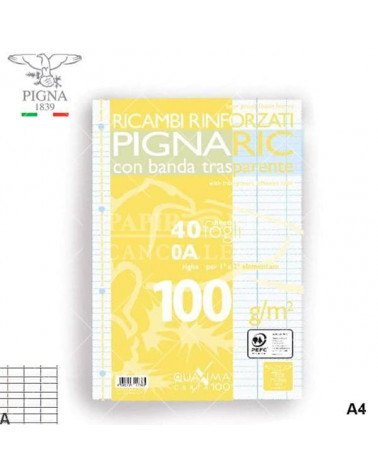 PIGNA RICAMBIO A4 RINFORZATO A [20PZ]