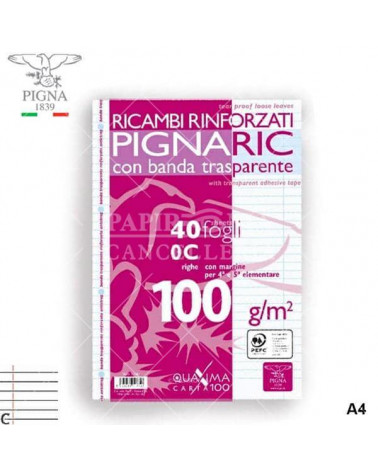 PIGNA RICAMBIO A4 RINFORZATO C [20PZ]