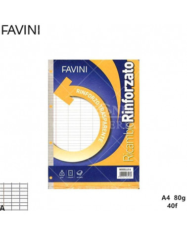 FAVINI RICAMBIO A4 RINFORZATO A [25PZ]