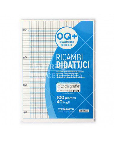 BLASETTI RICAMBIO DIDATTICO DISGRAFIA A4 100gr.40fg.Q+