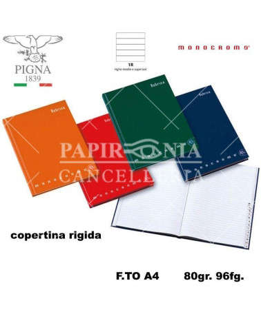 MONOCROMO RUBRICA A4 48FG.5CARTE CARTONATA