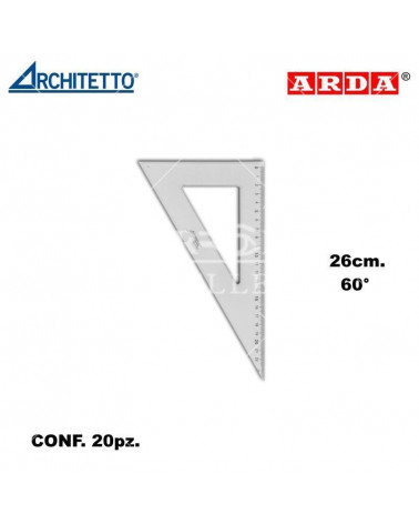 ARCHITETTO SQUADRA 26CM. 60' 44117 [20PZ]