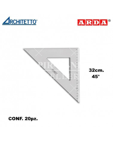 ARCHITETTO SQUADRA 32CM. 45' 44111 [20PZ]