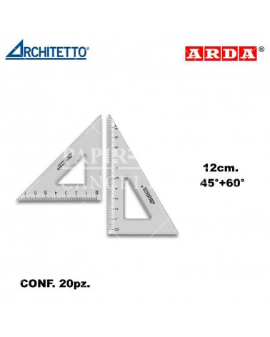 ARCHITETTO SQUADRA 12CM. BLISTER 2PZ.43719 [20PZ]