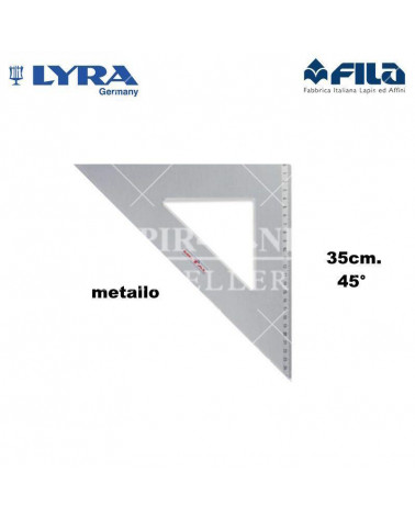 LYRA SQUADRA FILA METALLO 35CM. 45'