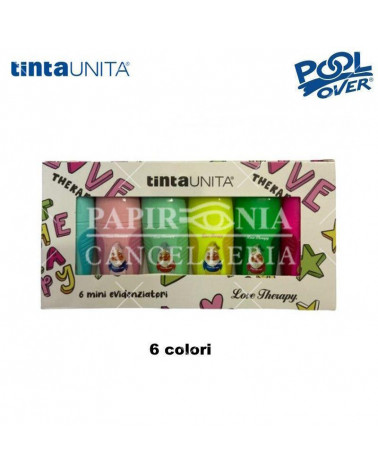 TINTA UNITA LOVE THERAPY EVIDENZIATORE MINI 6col.50934