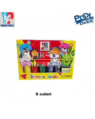 TEMPERA SOLIDA Y.P.KIDS 6pz.50988