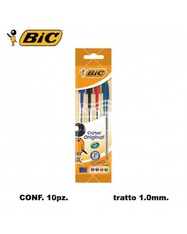 BIC SFERA CRISTALL 10 BLISTER 5PZ.