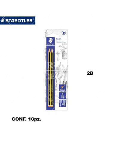 STAEDTLER MATITA NORIS 10 BLISTER 2PZ.2B