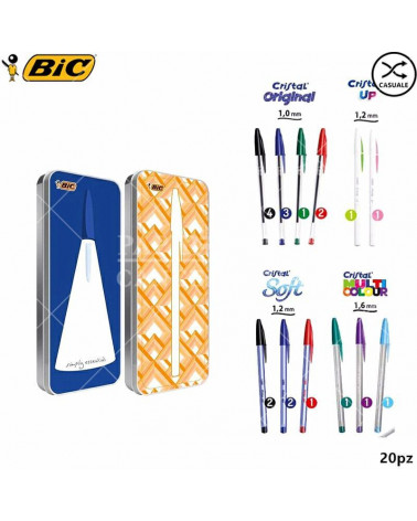 BIC SCATOLA ORANGE/BLU