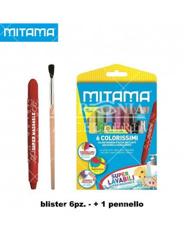 MITAMA COLORISSIMO + PENNELLO BL.6PZ.62860