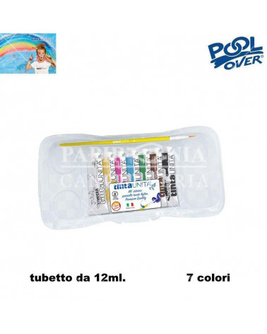 TINTA UNITA TEMPERA 7col.PRIMARI 12ml.