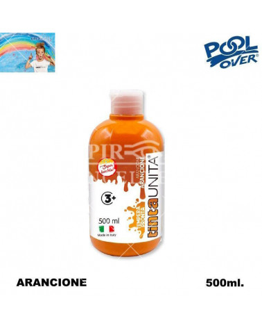 TINTA UNITA TEMPERA PRONTA 500ml.ARANCIONE