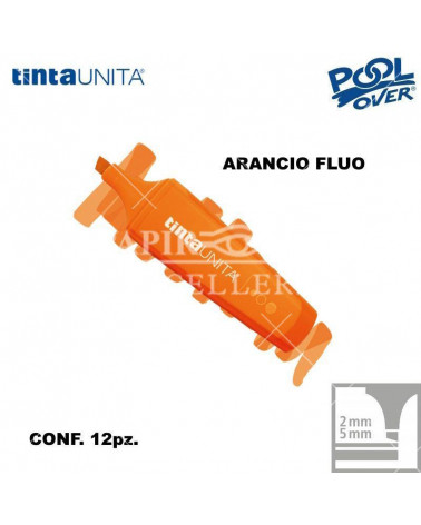 TINTA UNITA EVIDENZIATORE PALETTE ARANCIO FLUO 05 12PZ.