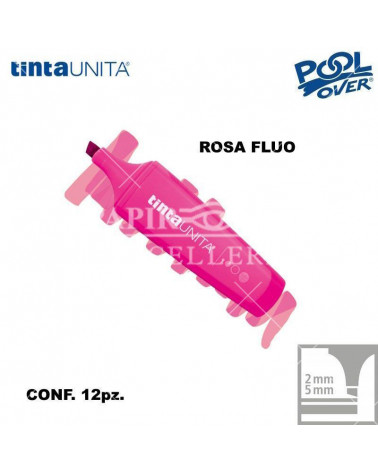 TINTA UNITA EVIDENZIATORE PALETTE ROSA FLUO 07 12PZ.