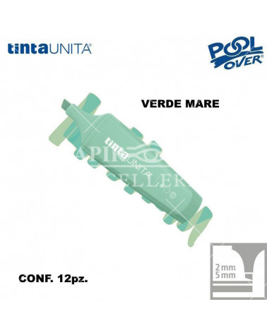 TINTA UNITA EVIDENZIATORE PALETTE VERDE MARE 16 12PZ.