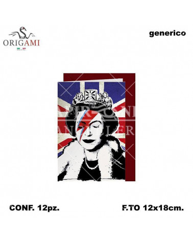 ORIGAMI BIGLIETTO QUEEN 12PZ.