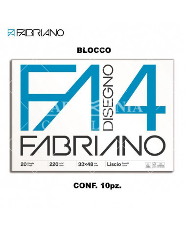 FABRIANO BLOCCO F4 33X48 20 FG.LISCIO DISEGNO [10PZ]
