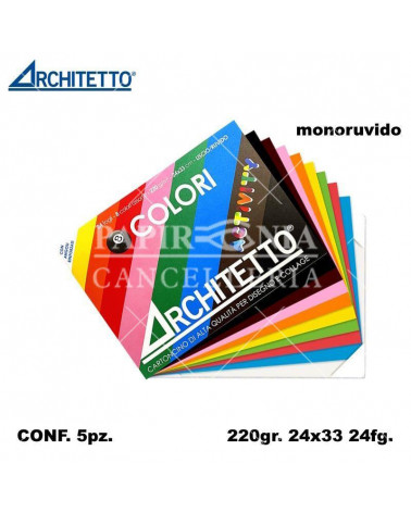 ARCHITETTO BLOCCO COLORE ACTIVITY 8COL.CLASSIC 24X33 24FG.51197[5PZ]