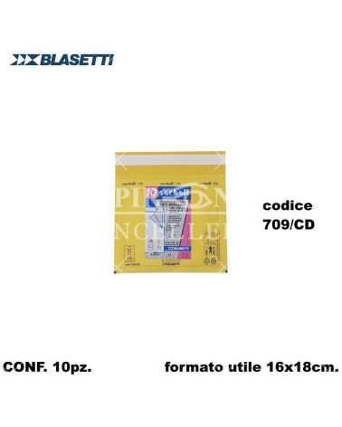 BLASETTI BUSTE IMBOTTITE -CD- 709  16X18 20X22-POSTALI [10PZ]