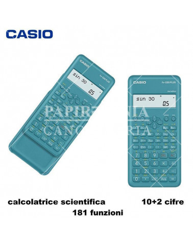 CASIO CALCOLATRICE SCIENTIFICA FX220PLUS 10+2 CIFRE 181 FUNZIONI