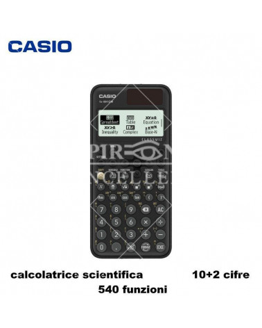 CASIO CALCOLATRICE SCIENTIFICA FX991CW 10+2 CIFRE 540 FUNZIONI