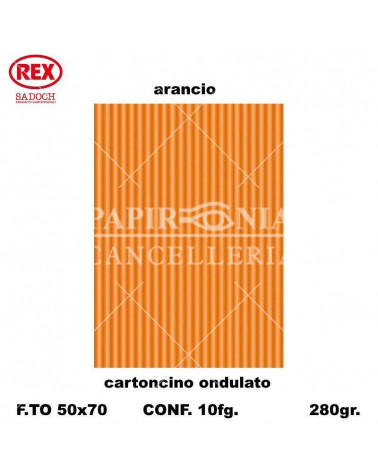 REX GIOCO ONDA 50X70 709 ARANCIO-ONDULATO [10FG]