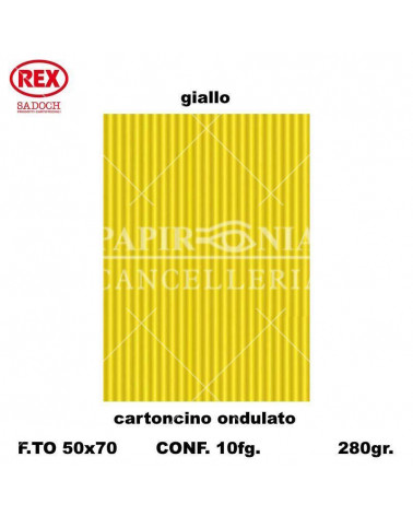 REX GIOCO ONDA 50X70 706 GIALLO-ONDULATO [10FG]