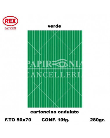 REX GIOCO ONDA 50X70 740 VERDE-ONDULATO [10FG]