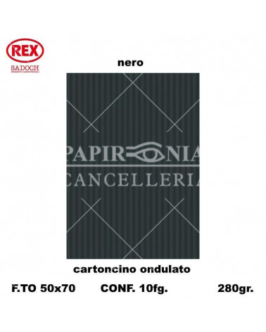 REX GIOCO ONDA 50X70 799 NERO-ONDULATO [10FG]