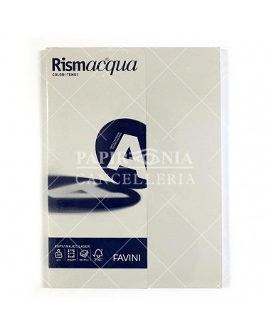 FAVINI RISMACQUA SMALL A4 200gr.50fg.GHIACCIO-FOTOCOPIE