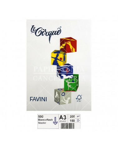 FAVINI CARTA A3 200gr.150fg.BIANCA-FOTOCOPIE