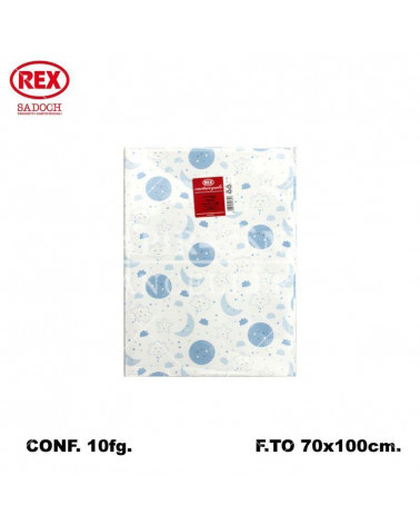 REX CARTA REGALO RASO 10FG. 114D