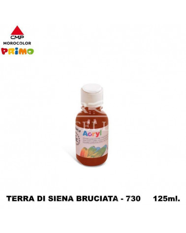 PRIMO TEMPERA ACRILICA 125ML. SIENA BRUCIATA 730