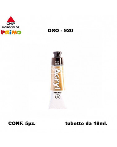 PRIMO TEMPERA ACRILICA 18ML. ORO 920 [5PZ]