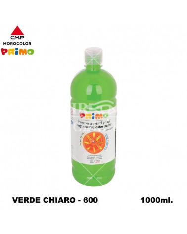 PRIMO TEMPERA PRONTA 1000ML. VERDE CHIARO 600